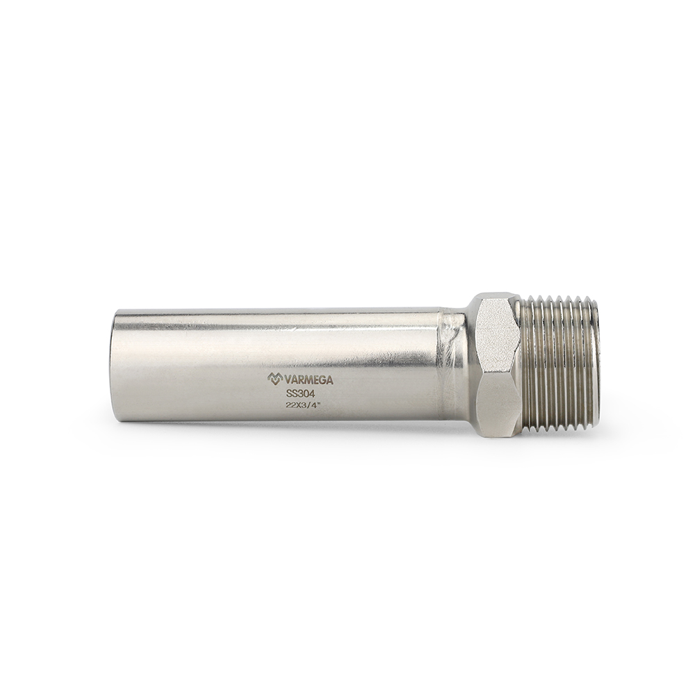 Муфта-вставка Varmega Inox Press с наружной резьбой