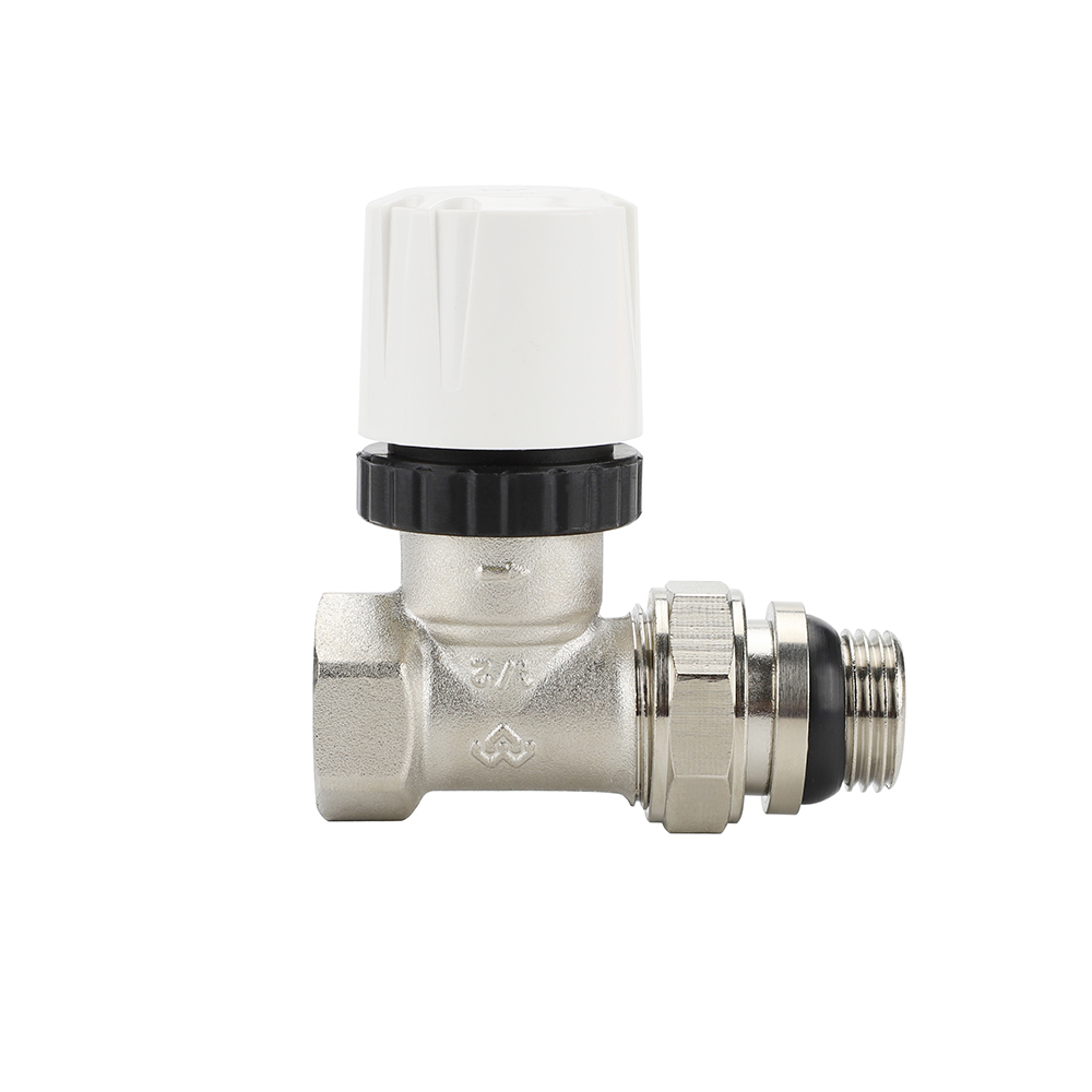 Термостатический радиаторный клапан Varmega VM105 прямой, с самоуплотняющимся полусгоном — изображение 2